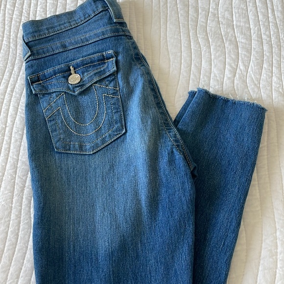 True Religion Halle Super Skinny Highrise Jean size 27 - Picture 6 of 6
